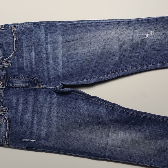 ADRIANO GOLDSCHMIED The Premiere Skinny Straight Medium Wash Crop Size 29R - Picture 5 of 16